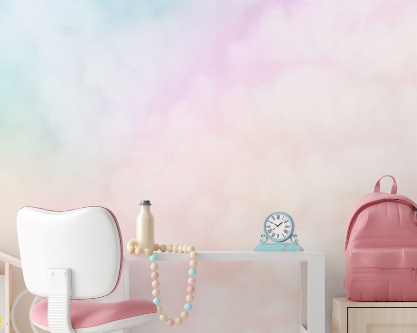 Kids Colorful Sky Cloud Wallpaper Mural