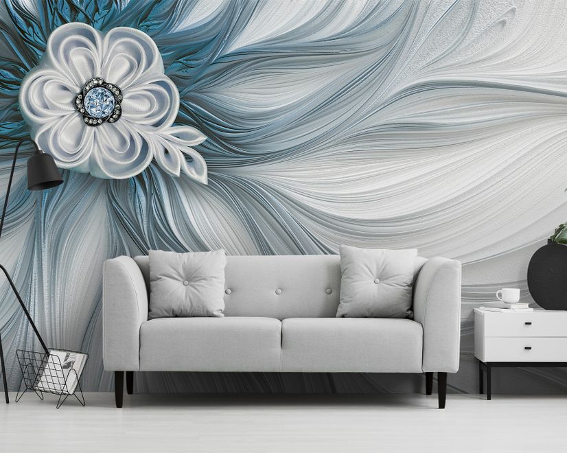 Luxury Flowers Wallpaper Mural