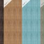 Vintage Wood Look Panel Wallpaper