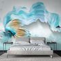 Abstract Guppy Fish Wallpaper Mural