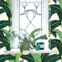 Banana Leaf Pattern Wallpaper Mural