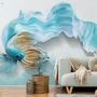 Abstract Guppy Fish Wallpaper Mural