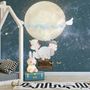 Kids Nightscape with Cow and Elephant Wallpaper Mural