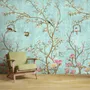 Vintage Little Floral and Birds Wallpaper Mural