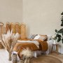 Papier peint panoramique de texture chenille beige