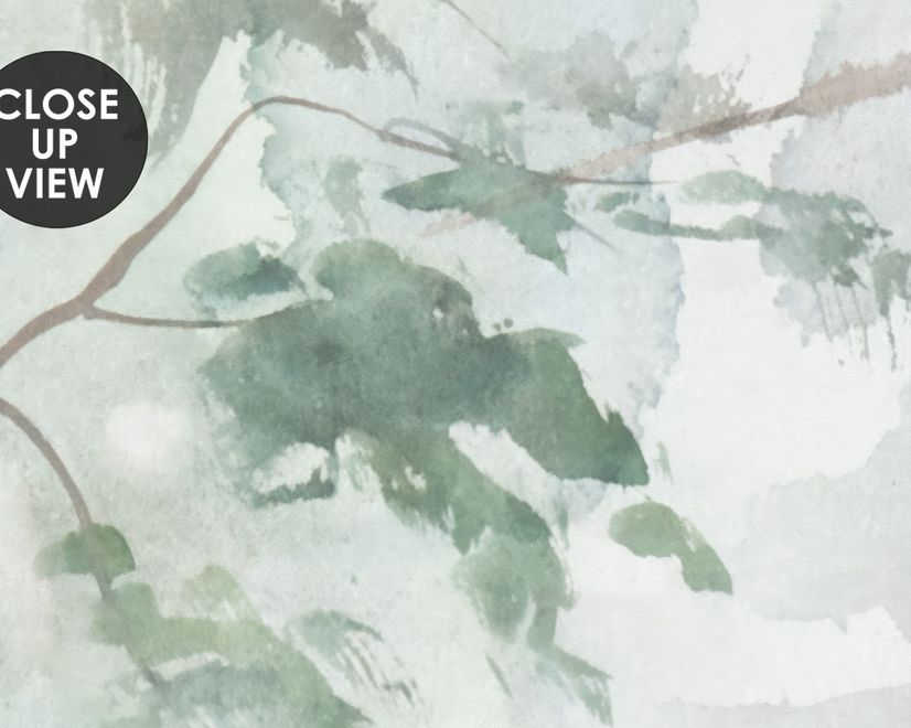 Watercolor Trees Wallpaper Mural