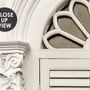 Faux Window Shutter Wallpaper Mural