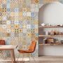 Faux Ceramic Tiles Wallpaper Mural