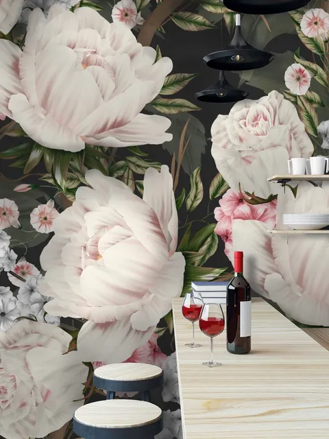 Light Blossom Flowers Wallpaper Mural
