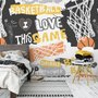 Basketball Hoop with Sport Slogans Wallpaper Mural