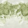 Watercolor Tropical Leaves Wallpaper Mural