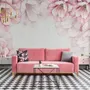 Pastel Pink Flower Wallpaper Mural