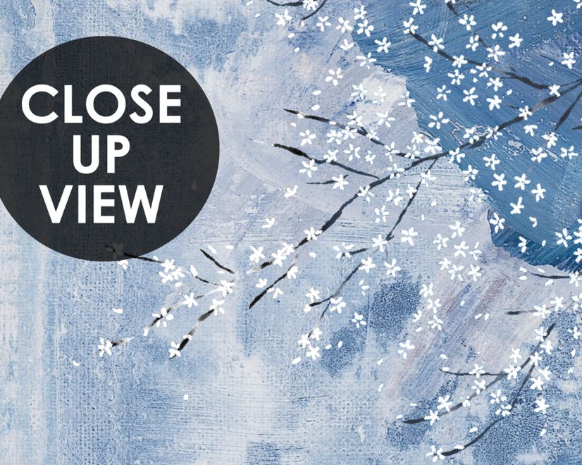 Oil Painting Winter Landscape Wallpaper Mural