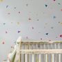 Kids Watercolor Colorful Little Triangle Wall Decal Sticker