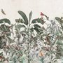 Papier peint panoramique forêt avec singes et lémuriens