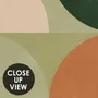Retro Abstract Geometric Shapes Wallpaper Mural