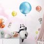 Cute Flying Panda & Animals Kids Nursery Wallpaper Mural