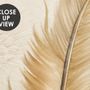 Brown Feather Wallpaper Mural