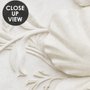 3D Embossed Look Cement Lily Flower Wallpaper Mural