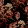 Papier peint panoramique floral vintage foncé