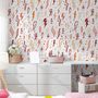 Kids Lightning Bolt Pattern Wallpaper Mural