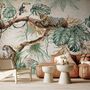 Leopards on Branch Jungle Wallpaper Mural