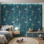 Papier Peint Panoramique Enfants Poissons Océan Aquarelle Sous-Marin