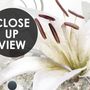 White Lily Floral Wallpaper Mural