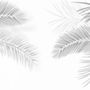 Dark Tropical Leaf Wallpaper Mural