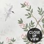 Chinoiserie Garden Trees And Birds Landscape Wallpaper Mural