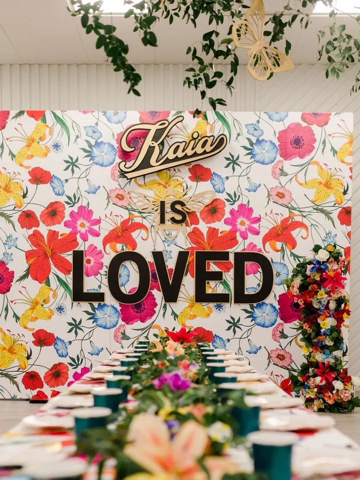 Colorful Blossoms Wallpaper Mural