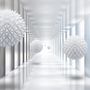 3D Look Abstract Corridor Wallpaper Mural