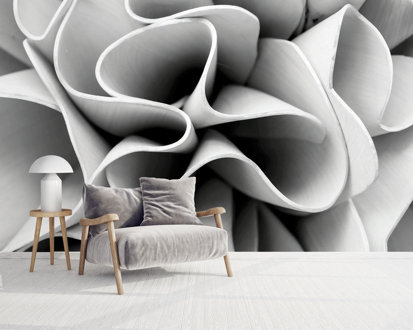 Abstrakte 3D-Look Architektur Fototapete