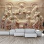 Papier peint Sculpture religieuse en ciment