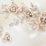 Cream Jewellery Rose Floral Wallpaper Mural