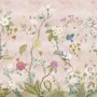 Colorful Chinoiserie Floral Wallpaper Mural