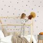 Soft Colorful Shining View Stars for Nursery Wallpaper Mural