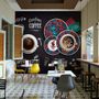 Vintage Coffee Wallpaper Mural