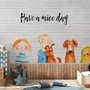 Little Kids and Dogs Wallpaper Mural