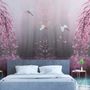 Pink Sakura Cherry Blossom Wallpaper Mural