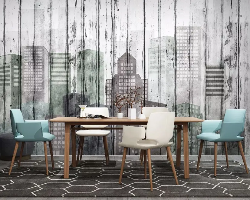 Cityscape Wallpaper Mural
