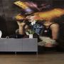 Girl Clown with a Cigar Wallpaper Mural