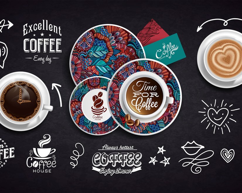 Vintage Coffee Wallpaper Mural