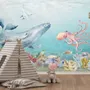 Kids Cute Whale Undersea Wallpaper Murals