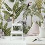 Banana Leaf with Toucan Koala Animals Wallpaper Mural