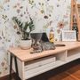 Watercolor Soft Wild Flowers Wallpaper Mural