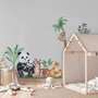 Kids Cute  Forest Animals with Trees Wall Decal Sticker