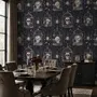 Dark Romantic  Gothic Skull Cage Wallpaper Mural 