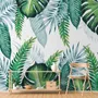 Papier peint feuille de palmier tropical