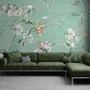 Vintage Blossoms With Birds Wallpaper Mural